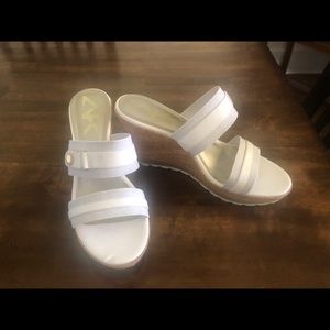 AK Sport Cork Wedge Sandals